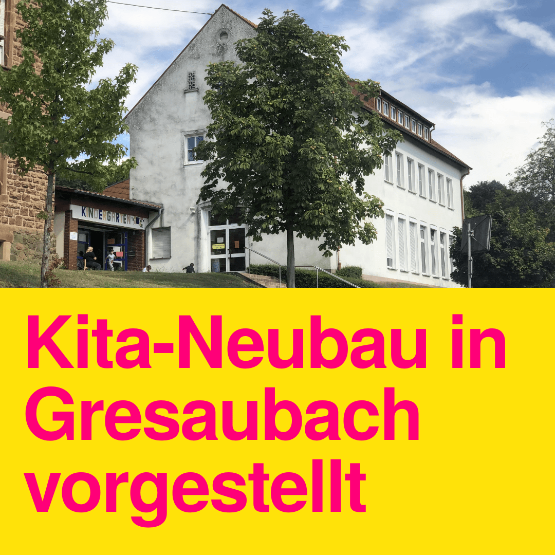  Pläne zum Neubau des Kindergartens Gresaubach Illustration 